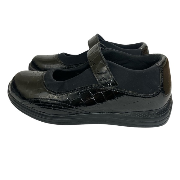 Drew Women's Black Leather Rose Mary Jane Shoes Size 5 - Picture 2 of 11